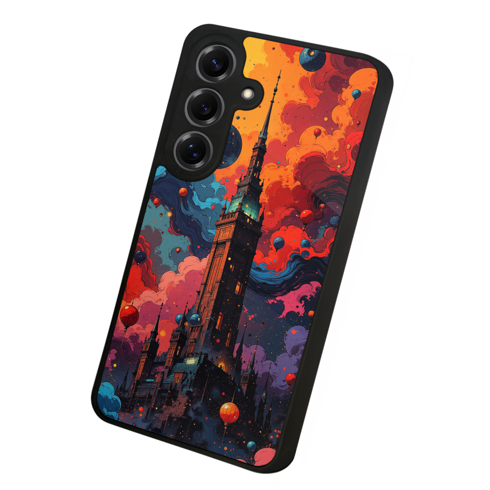 Samsung Galaxy S25 Uyumlu Abstract Tasarımlı Glossy Premium Kılıf