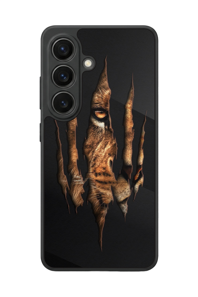 Samsung Galaxy S26 Uyumlu Aslan Tasarımlı Glossy Premium Kılıf