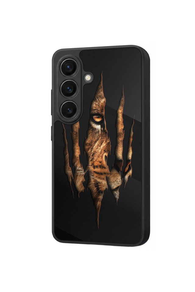 Samsung Galaxy S26 Uyumlu Aslan Tasarımlı Glossy Premium Kılıf