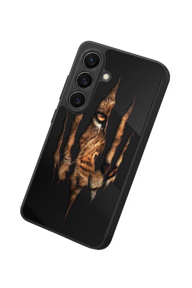 Samsung Galaxy S26 Uyumlu Aslan Tasarımlı Glossy Premium Kılıf