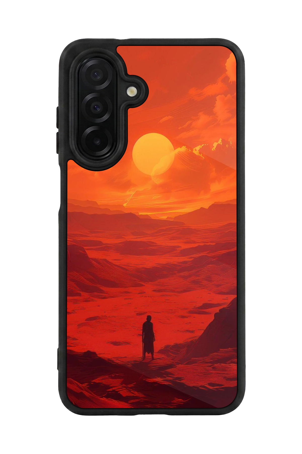 Samsung Galaxy A36 Uyumlu Güneş Tasarımlı Glossy Premium Kılıf