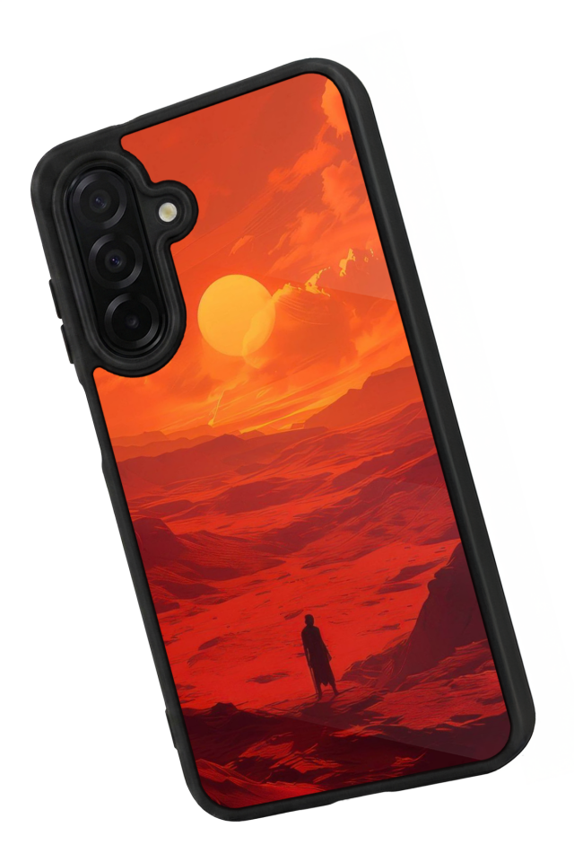 Samsung Galaxy A36 Uyumlu Güneş Tasarımlı Glossy Premium Kılıf