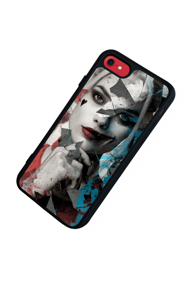 iPhone SE Uyumlu HarleyQueen Tasarımlı Glossy Premium Kılıf