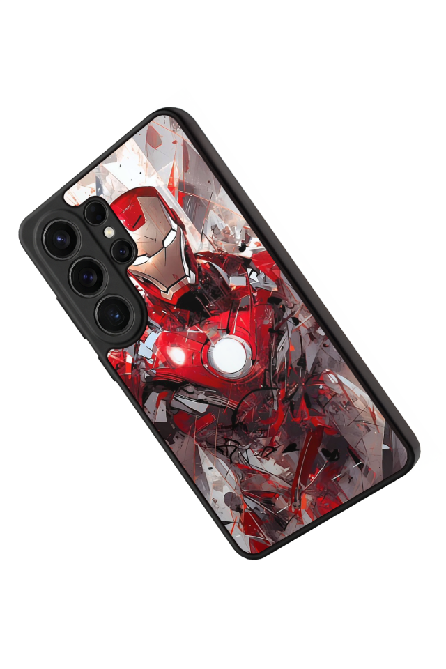 Samsung Galaxy S26 Ultra Uyumlu Iron Man ( Demir Adam ) Tasarımlı Glossy Premium Kılıf