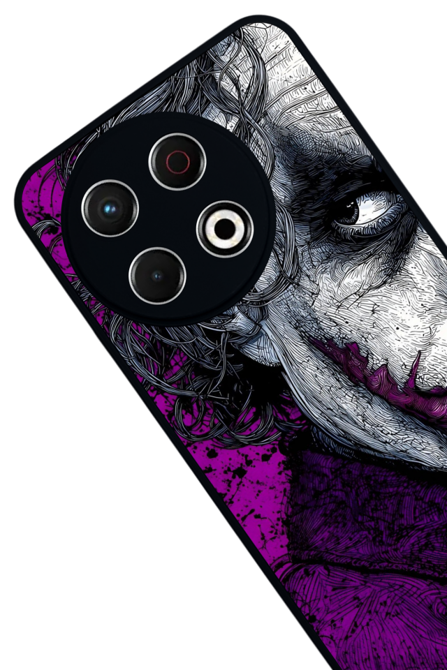 Tecno Spark 30 Pro Uyumlu Joker Tasarımlı Glossy Premium Kılıf
