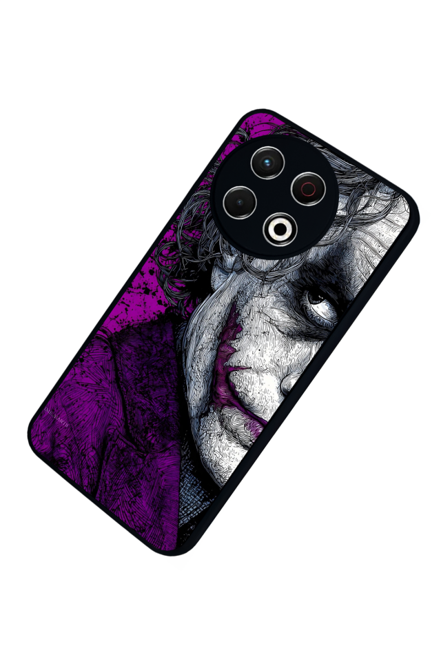 Tecno Spark 30 Pro Uyumlu Joker Tasarımlı Glossy Premium Kılıf