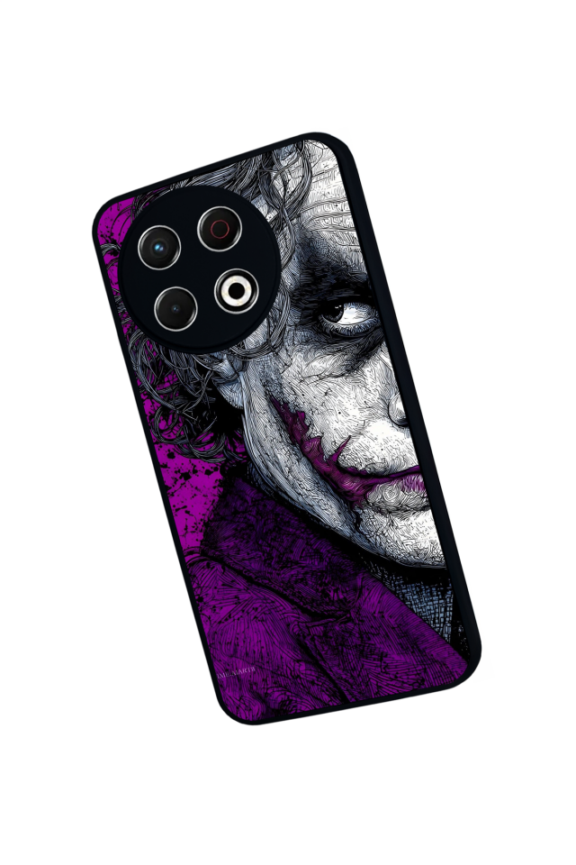 Tecno Spark 30 Pro Uyumlu Joker Tasarımlı Glossy Premium Kılıf