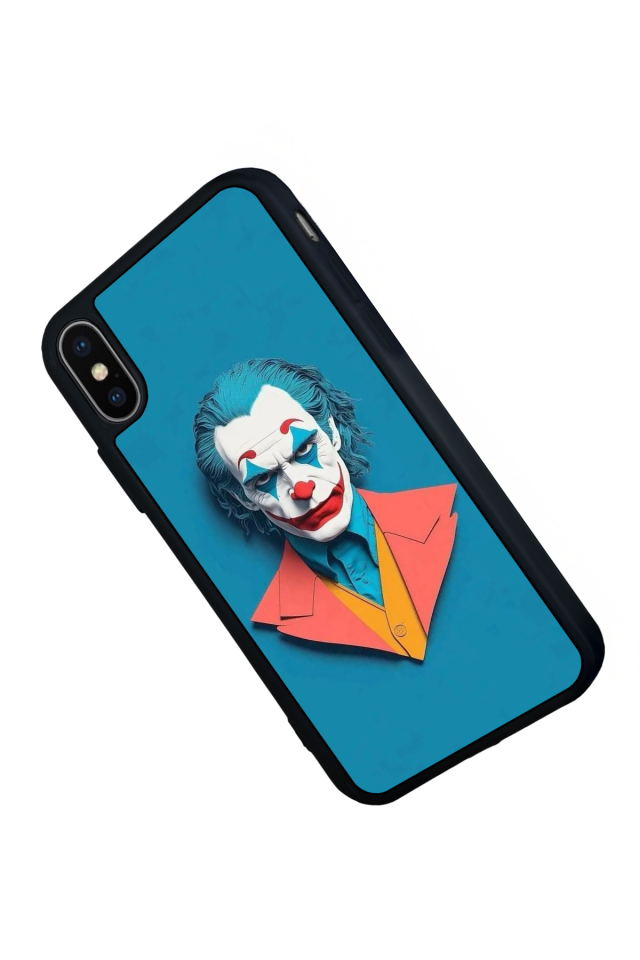 iPhone X/ XS Uyumlu Joker Tasarımlı Glossy Premium Kılıf