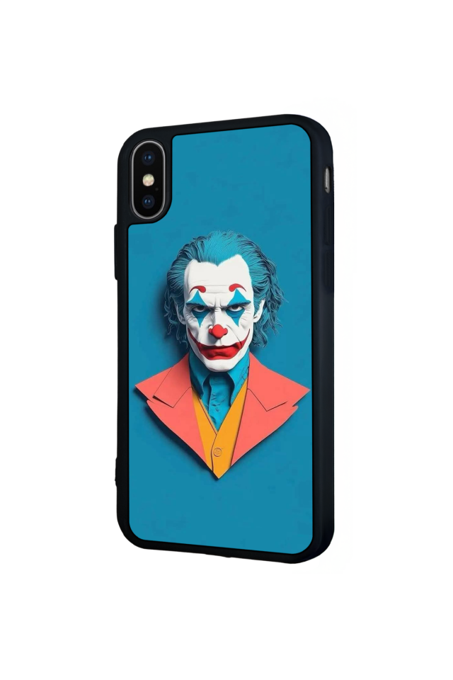 iPhone X/ XS Uyumlu Joker Tasarımlı Glossy Premium Kılıf