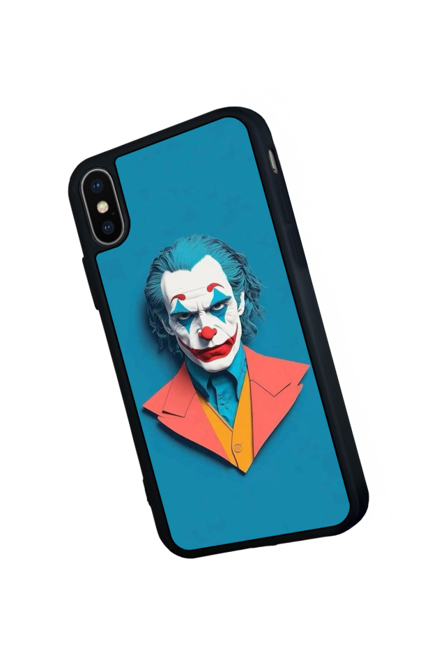 iPhone X/ XS Uyumlu Joker Tasarımlı Glossy Premium Kılıf