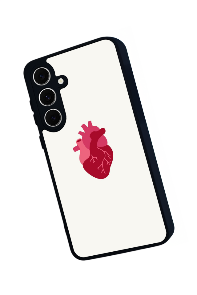 Samsung Galaxy S24 FE Uyumlu Kalp Love Tasarımlı Glossy Premium Kılıf