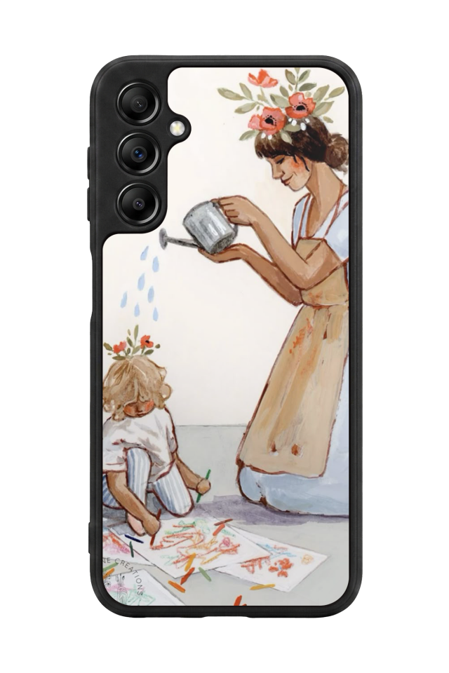 Samsung Galaxy A14 Uyumlu Kalp Love Tasarımlı Glossy Premium Kılıf