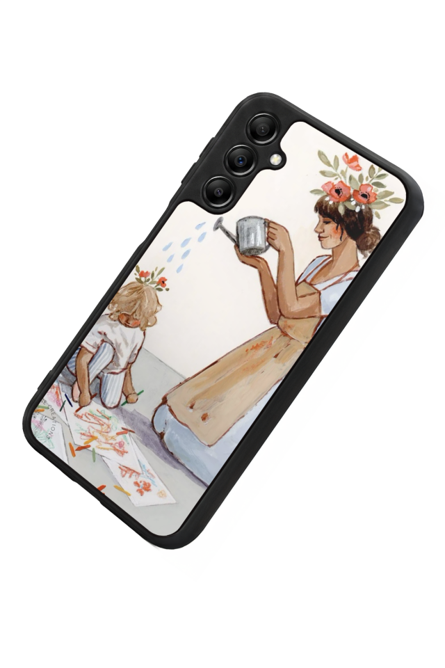 Samsung Galaxy A14 Uyumlu Kalp Love Tasarımlı Glossy Premium Kılıf