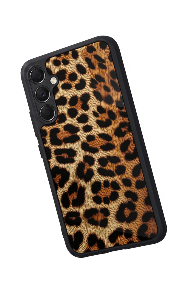 Samsung Galaxy A34 Uyumlu Leopar Tasarımlı Glossy Premium Kılıf