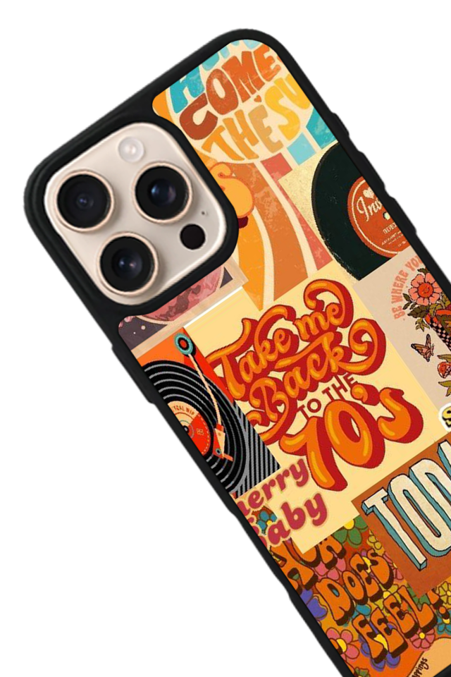 iPhone 15 Pro Max Uyumlu Poster Tasarımlı Glossy Premium Kılıf