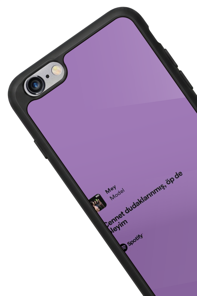iPhone 6 Plus Uyumlu Sarki Sozleri Tasarımlı Glossy Premium Kılıf