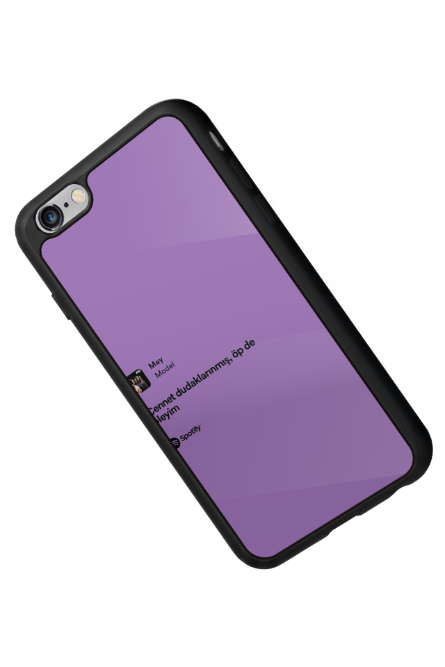 iPhone 6 Plus Uyumlu Sarki Sozleri Tasarımlı Glossy Premium Kılıf