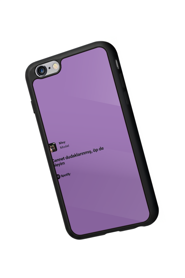 iPhone 6 Plus Uyumlu Sarki Sozleri Tasarımlı Glossy Premium Kılıf