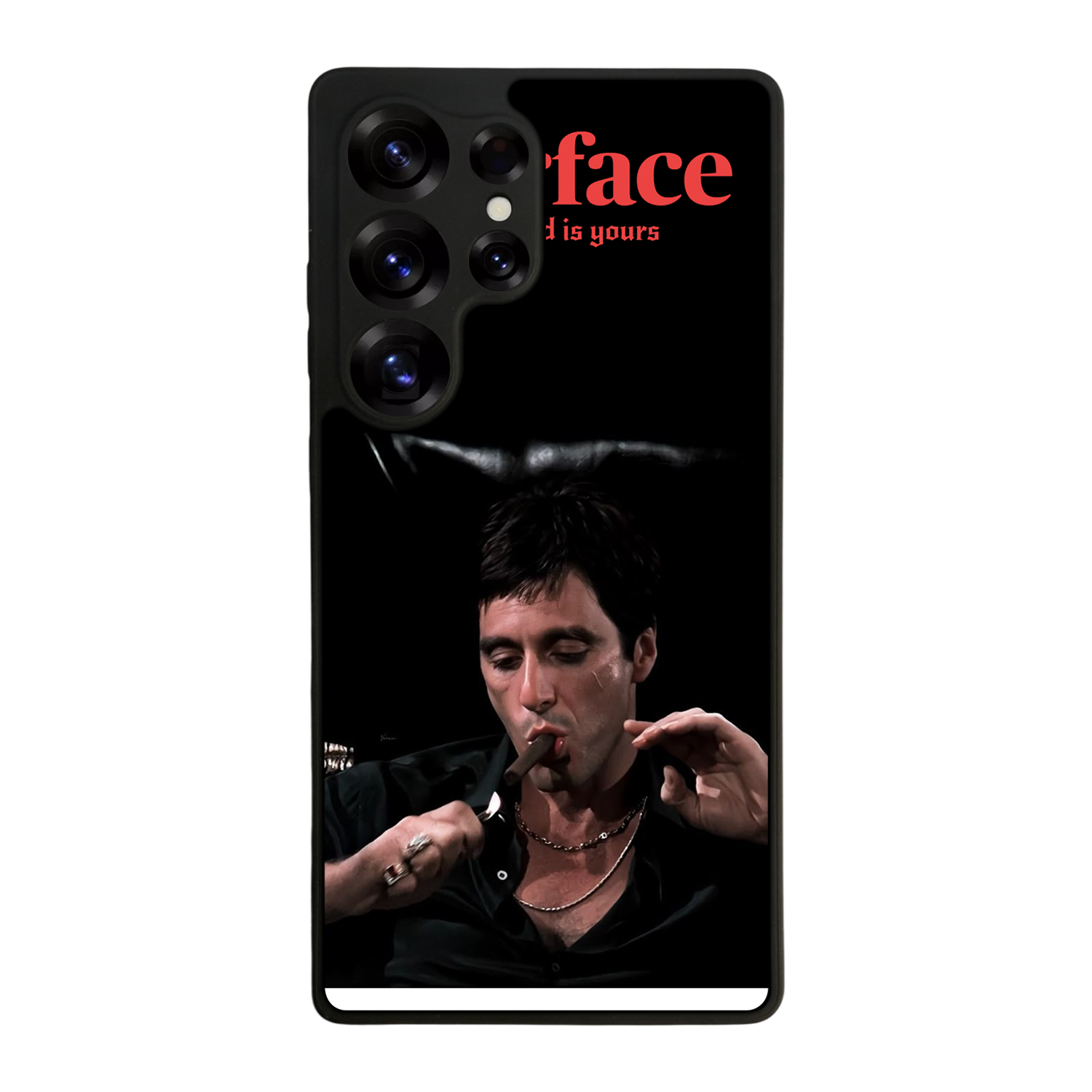 Samsung Galaxy S25 Ultra Uyumlu Scarface Tasarımlı Glossy Premium Kılıf