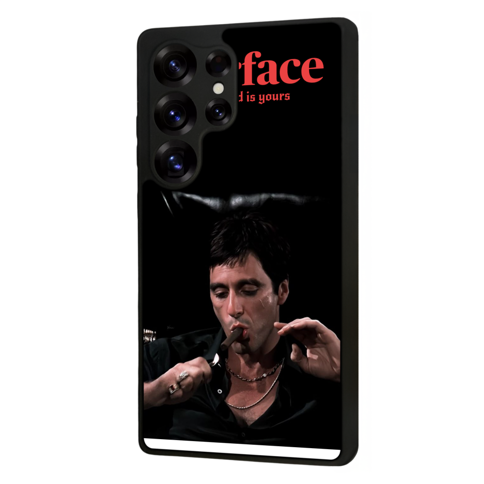 Samsung Galaxy S25 Ultra Uyumlu Scarface Tasarımlı Glossy Premium Kılıf