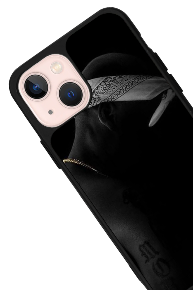 iPhone 15 Uyumlu Tupac Tasarımlı Glossy Premium Kılıf