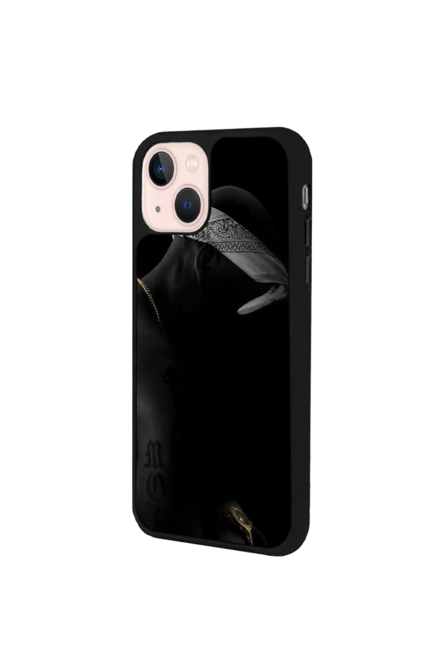 iPhone 15 Uyumlu Tupac Tasarımlı Glossy Premium Kılıf