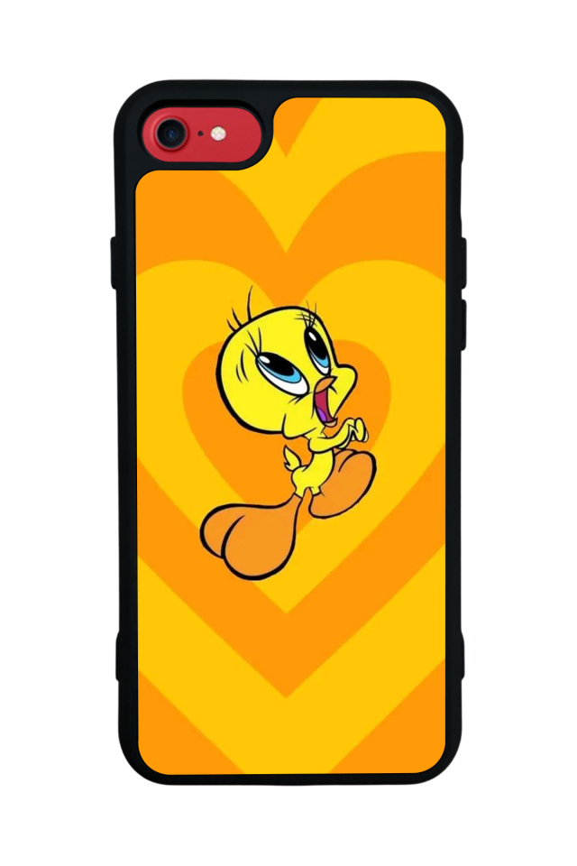 iPhone 7 Uyumlu Tweety Tasarımlı Glossy Premium Kılıf