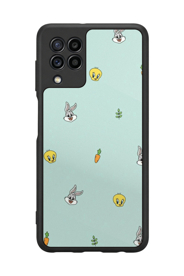 Samsung Galaxy M32 Uyumlu Tweety Tasarımlı Glossy Premium Kılıf