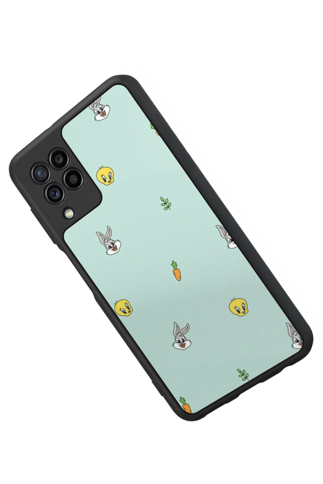 Samsung Galaxy M32 Uyumlu Tweety Tasarımlı Glossy Premium Kılıf
