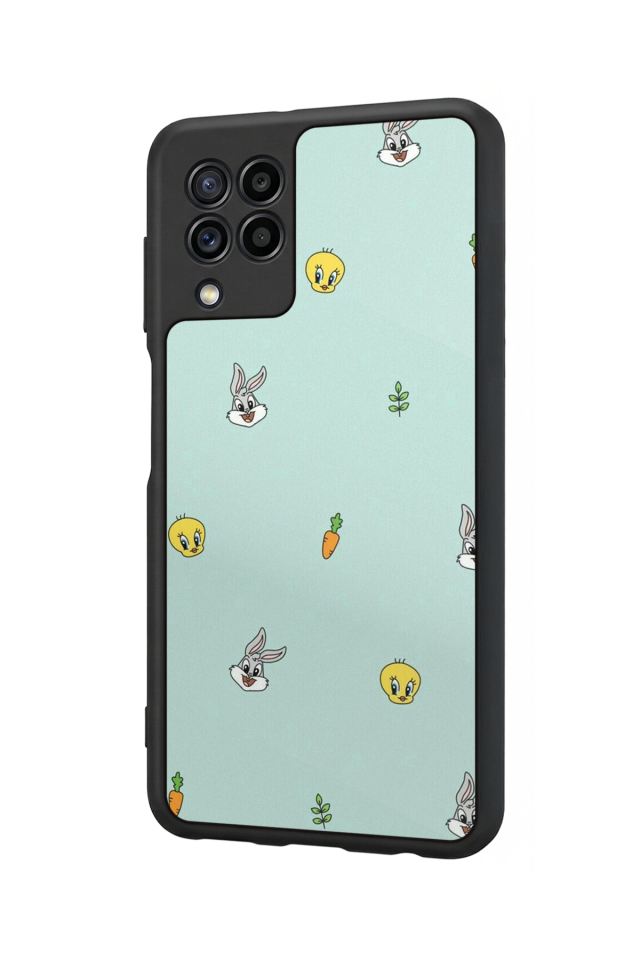 Samsung Galaxy M32 Uyumlu Tweety Tasarımlı Glossy Premium Kılıf