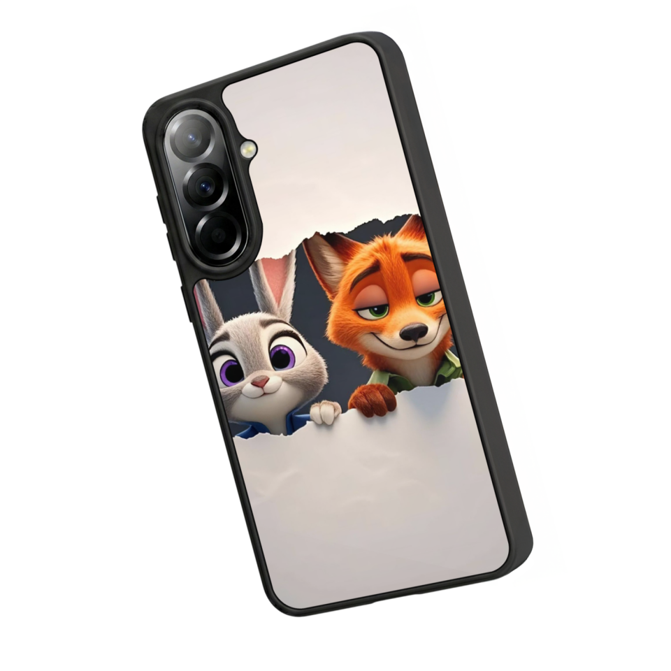 Samsung Galaxy A57 Uyumlu Zootropolis Tasarımlı Glossy Premium Kılıf