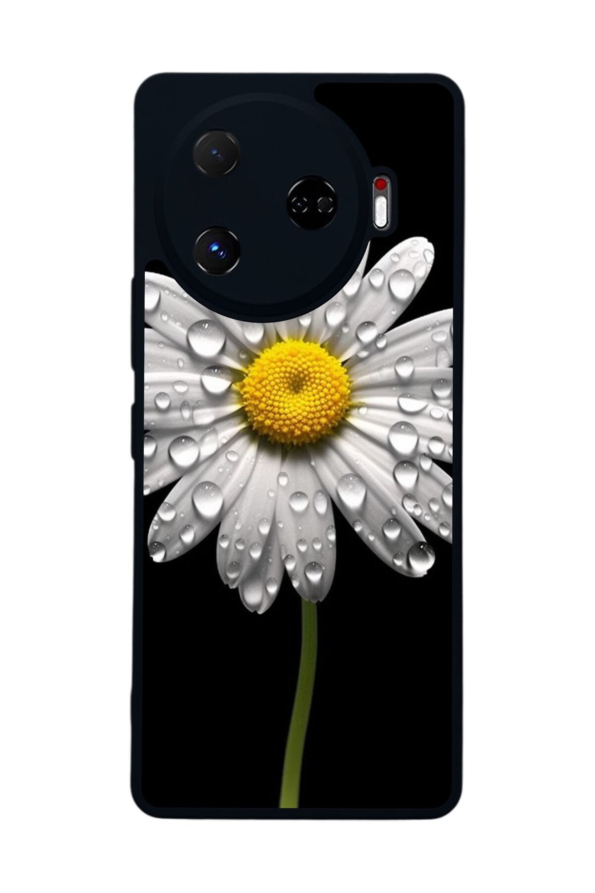 Tecno Camon 30 Pro Uyumlu Papatya Tasarımlı Glossy Premium Kılıf