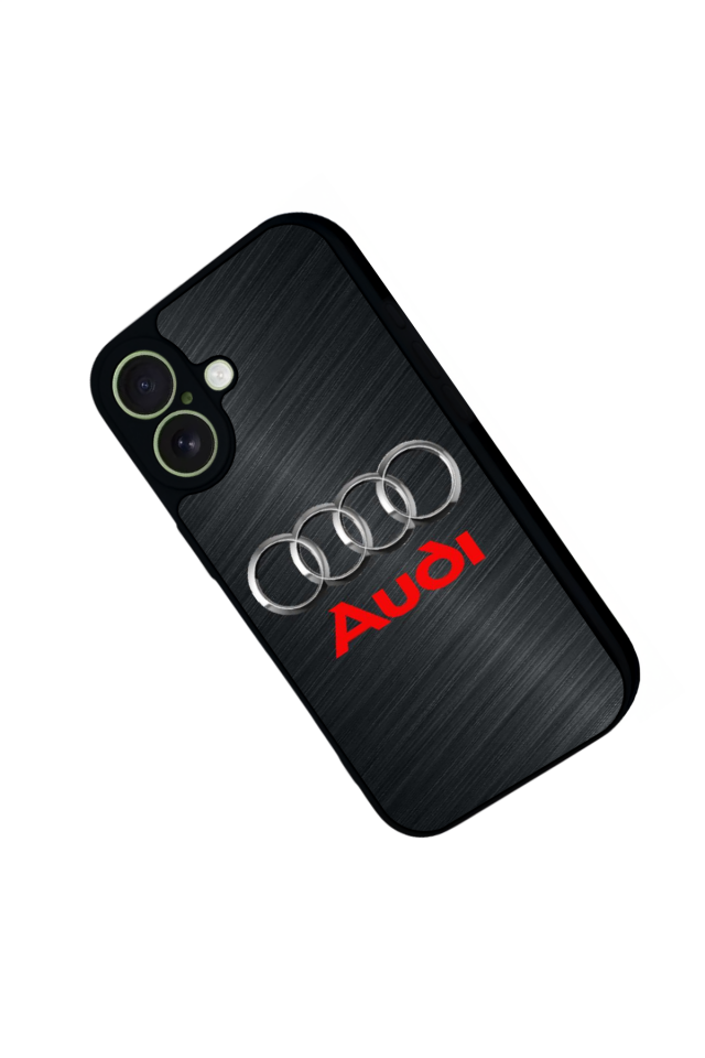 iPhone 17 Uyumlu Audi Tasarımlı Glossy Premium Kılıf