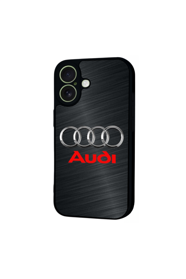 iPhone 17 Uyumlu Audi Tasarımlı Glossy Premium Kılıf