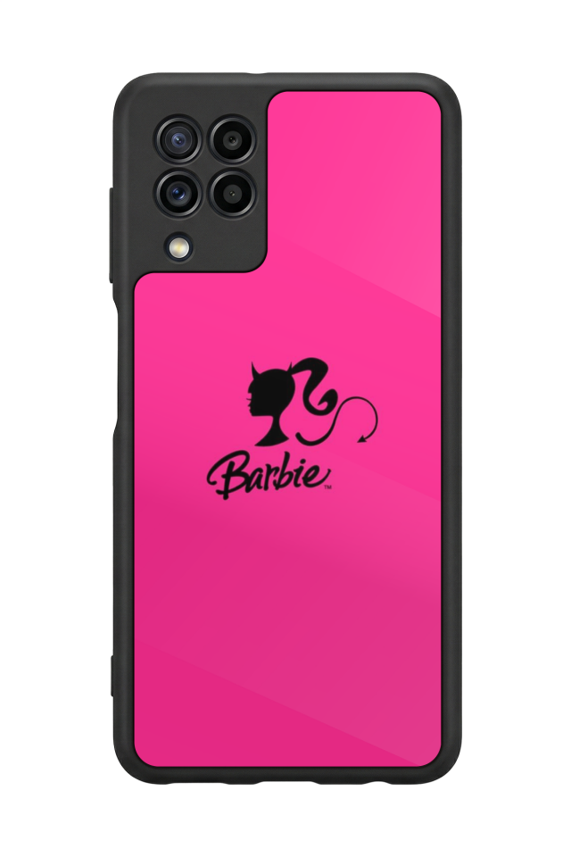 Samsung Galaxy M22 Uyumlu Barbie Tasarımlı Glossy Premium Kılıf