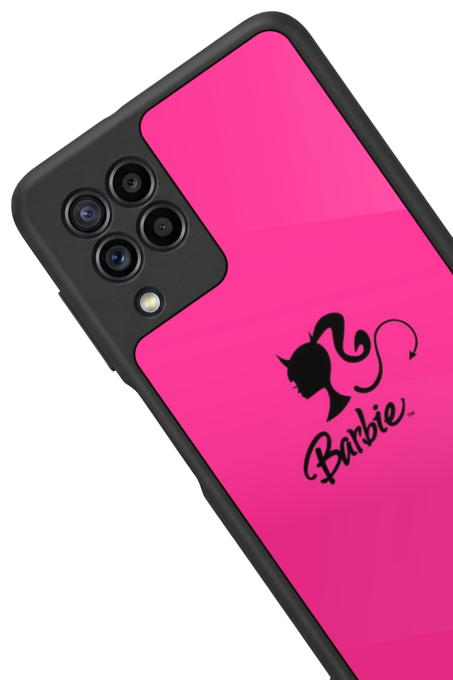 Samsung Galaxy M22 Uyumlu Barbie Tasarımlı Glossy Premium Kılıf