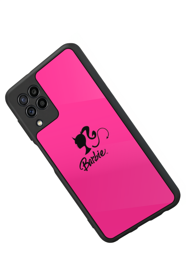 Samsung Galaxy M22 Uyumlu Barbie Tasarımlı Glossy Premium Kılıf