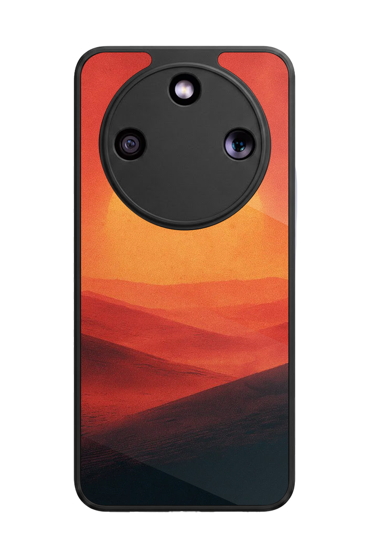 Honor Magic 8 Lite Uyumlu Güneş Tasarımlı Glossy Premium Kılıf