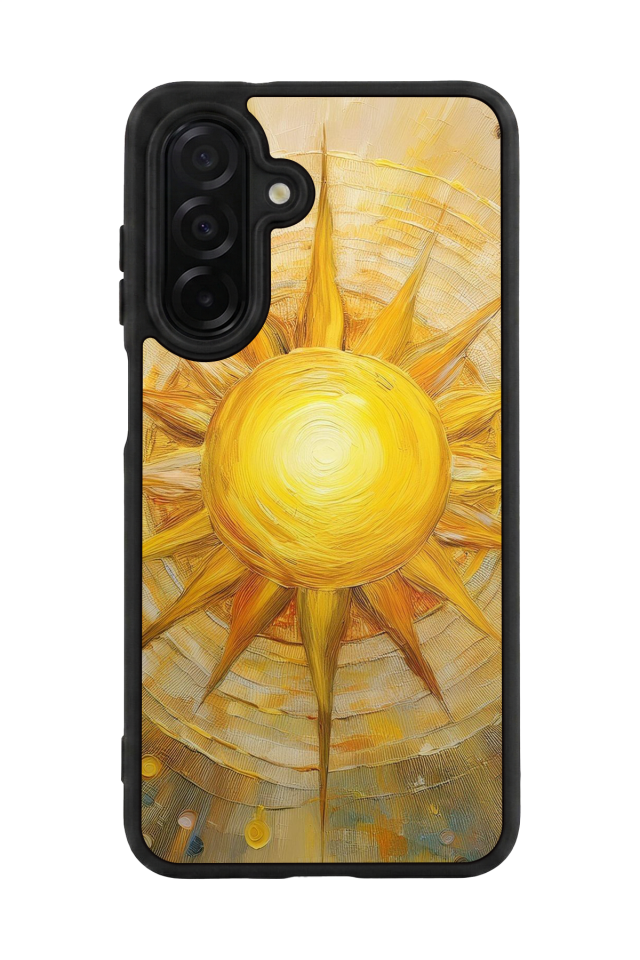 Samsung Galaxy A36 Uyumlu Güneş Tasarımlı Glossy Premium Kılıf