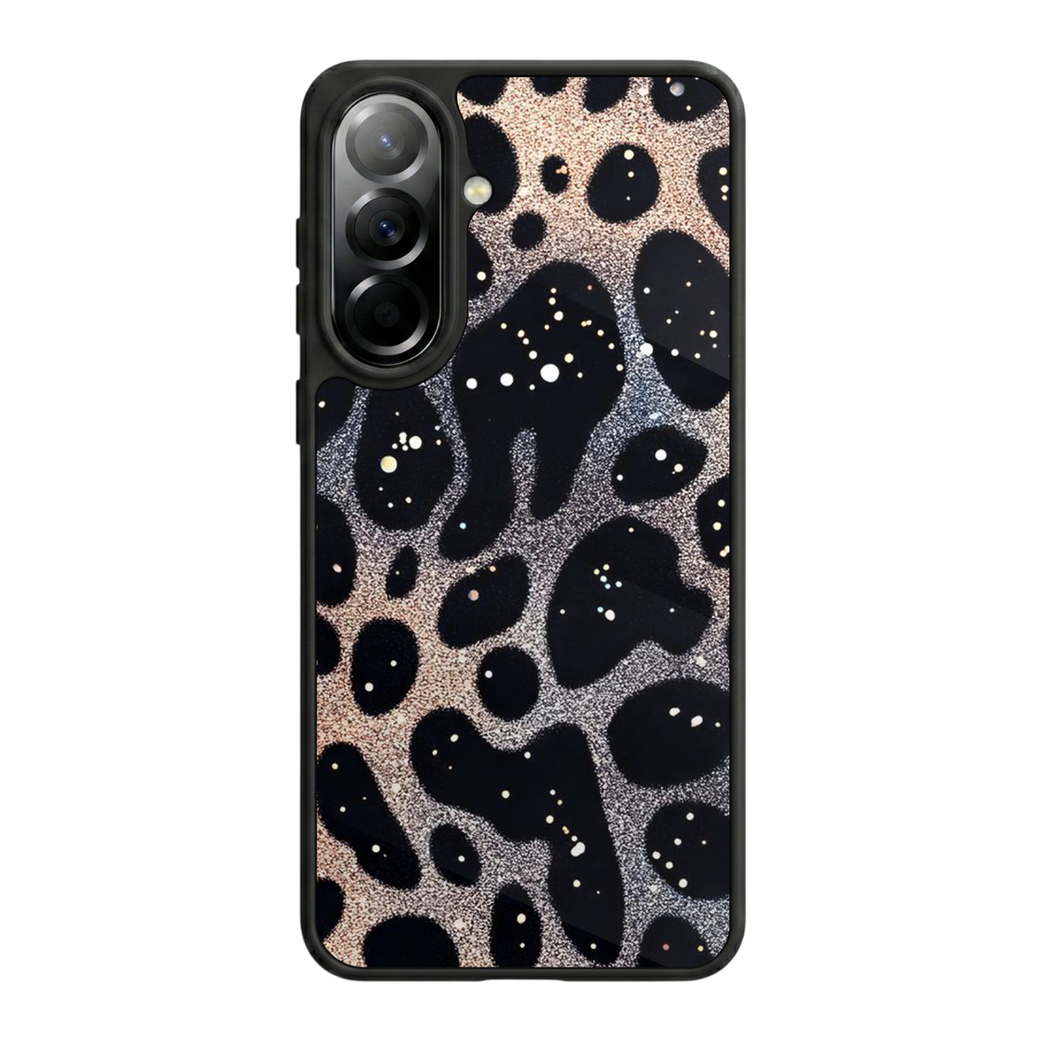 Samsung Galaxy A57 Uyumlu Hologram Leopar Tasarımlı Glossy Premium Kılıf