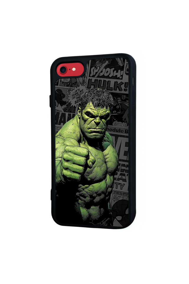 iPhone SE Uyumlu Hulk Tasarımlı Glossy Premium Kılıf