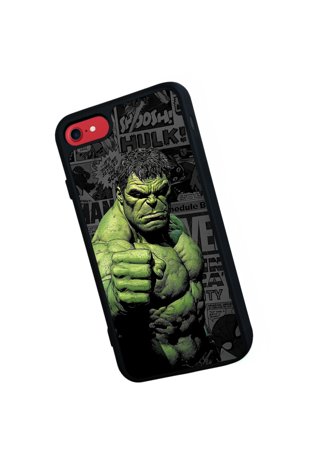iPhone SE Uyumlu Hulk Tasarımlı Glossy Premium Kılıf