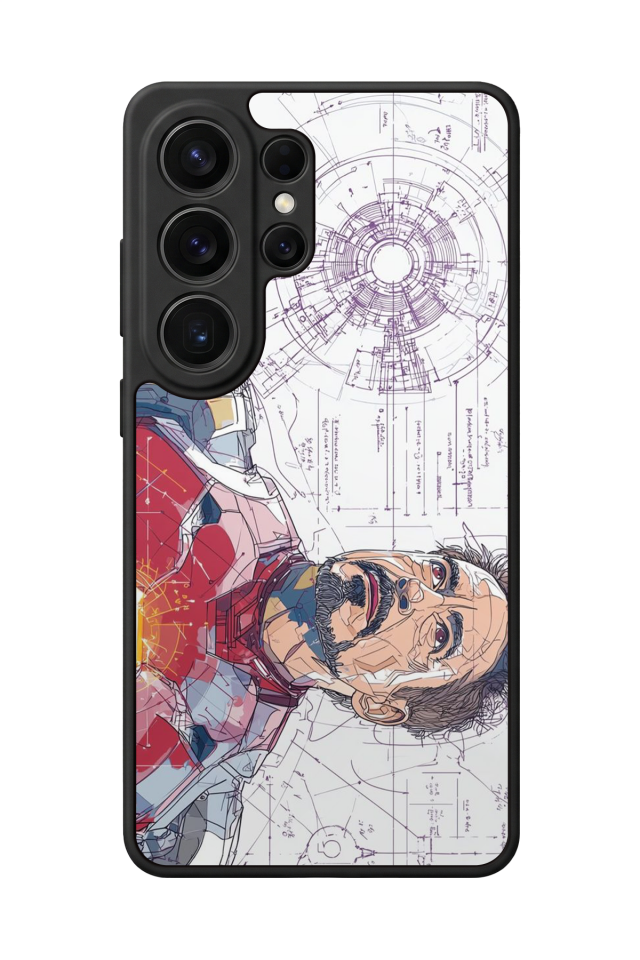 Samsung Galaxy S26 Ultra Uyumlu Iron Man ( Demir Adam ) Tasarımlı Glossy Premium Kılıf