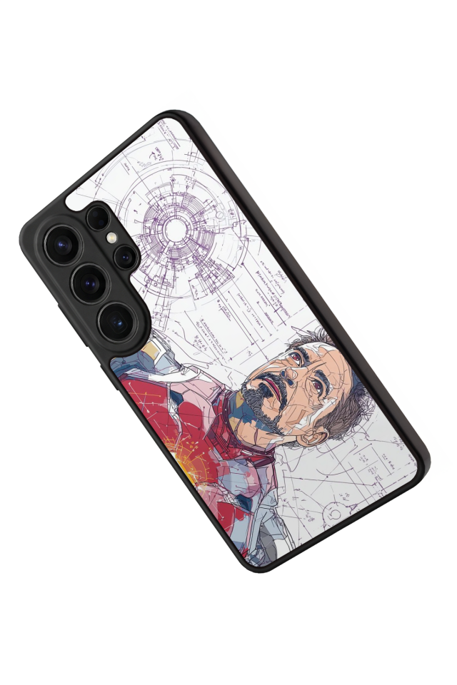 Samsung Galaxy S26 Ultra Uyumlu Iron Man ( Demir Adam ) Tasarımlı Glossy Premium Kılıf