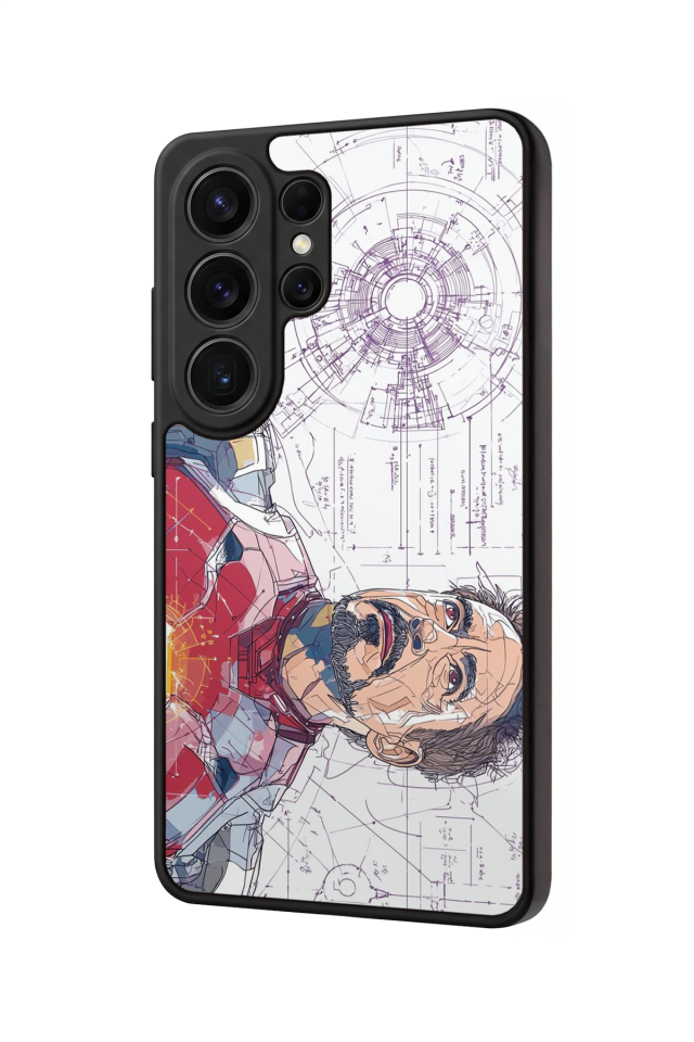 Samsung Galaxy S26 Ultra Uyumlu Iron Man ( Demir Adam ) Tasarımlı Glossy Premium Kılıf