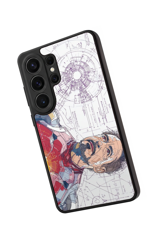 Samsung Galaxy S26 Ultra Uyumlu Iron Man ( Demir Adam ) Tasarımlı Glossy Premium Kılıf