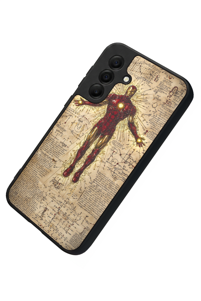 Samsung Galaxy A17 Uyumlu  Iron Man ( Demir Adam ) Tasarımlı Glossy Premium Kılıf