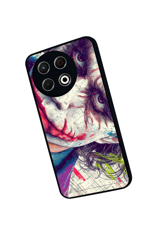Tecno Spark 30 Pro Uyumlu Joker Tasarımlı Glossy Premium Kılıf