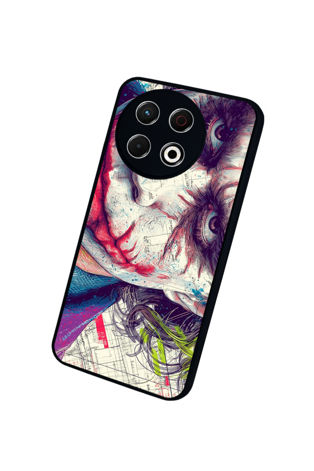 Tecno Spark 30 Pro Uyumlu Joker Tasarımlı Glossy Premium Kılıf