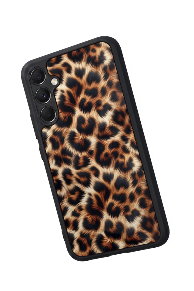 Samsung Galaxy A34 Uyumlu Leopar Tasarımlı Glossy Premium Kılıf